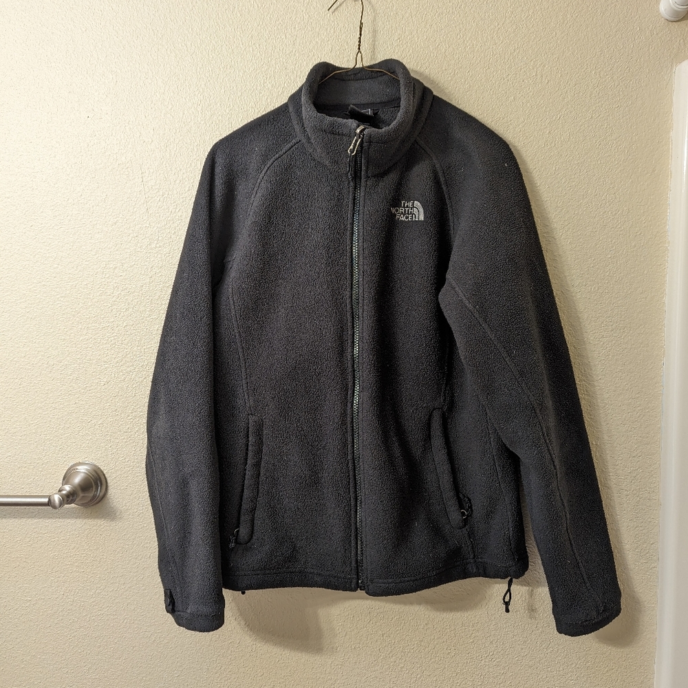 Black North Face Fleece Zip-up